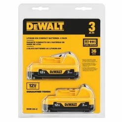 DeWalt Power Tools DeWalt 12V MAX 3.0Ah Lithium Ion Battery (2 Pack) DCB124-2 -Electrical Tools Store 124 2 2