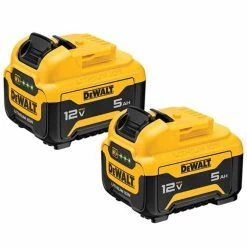 DeWalt Power Tools DeWalt 12V MAX 5.0Ah Lithium Ion Battery (2 Pack) DCB126-2