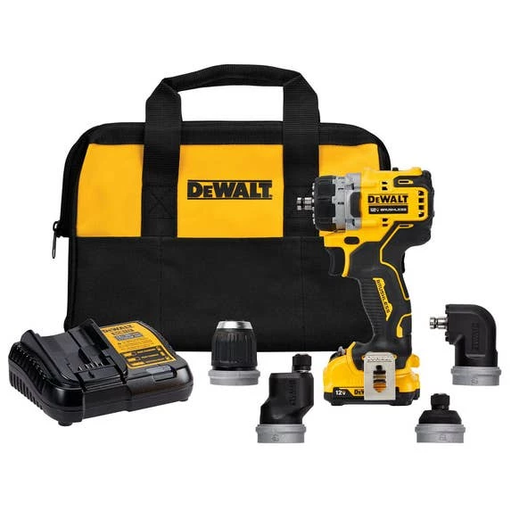 DeWalt Power Tools DeWalt XTREME 12V Brushless 5-in-1 Interchangeable Chuck Drill/Driver (2.0Ah) Kit DCD703F1 1 DeWalt Power Tools DeWalt XTREME 12V Brushless 5-in-1 Interchangeable Chuck Drill/Driver (2.0Ah) Kit DCD703F1