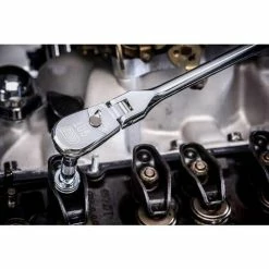 Gearwrench Tools Gearwrench 1/2" Drive 90-Tooth Dual Material Flex Head Teardrop Ratchet 17" 81370T -Electrical Tools Store 23162 3 qi4xmsgsmjpxngle