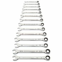 Gearwrench Tools Gearwrench 14 Pc. 90-Tooth 12 Point SAE Combination Ratcheting Wrench Set 86959 -Electrical Tools Store 23980 2 o8ns77ac1eewf0pv