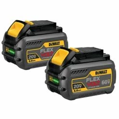 DeWalt Power Tools DeWalt 20V/60V MAX FLEXVOLT 6.0Ah Batteries (2 Pack) DCB606-2
