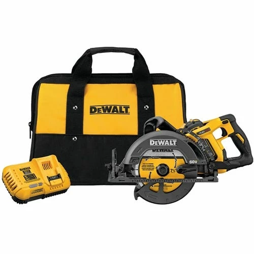 DeWalt Power Tools DeWalt 60V MAX 7-1/4" Cordless Worm Drive Style Saw 9.0Ah Battery Kit DCS577X1 1 DeWalt Power Tools DeWalt 60V MAX 7-1/4" Cordless Worm Drive Style Saw 9.0Ah Battery Kit DCS577X1