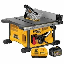 DeWalt Power Tools DeWalt 60V FlexVolt MAX 8-1/4" Table Saw 1 Battery Kit DCS7485T1