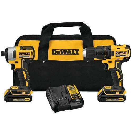 DeWalt Power Tools DeWalt 20V MAX Compact Brushless Drill/Driver & Impact Kit DCK277C2 1 DeWalt Power Tools DeWalt 20V MAX Compact Brushless Drill/Driver & Impact Kit DCK277C2