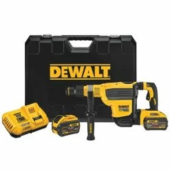 DeWalt Power Tools DeWalt 60V MAX 1-3/4" Brushless SDS Max Combination Rotary Hammer Kit DCH614X2