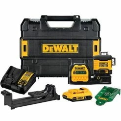 DeWalt Power Tools DeWalt 20V MAX Cordless 3-Line 360 Green Laser Kit DCLE34030G
