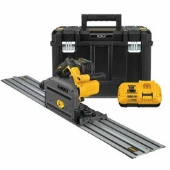 DeWalt Power Tools DeWalt FlexVolt 60V Max 6-1/2" Brushless Plunge Track Saw 59" Track Kit DCS520ST1
