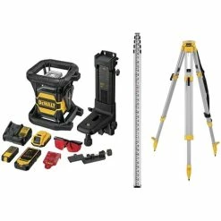 DeWalt Power Tools DeWalt 20V Max Tool Connect Red Tough Rotary Laser Kit DW080LRSK