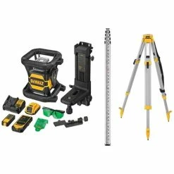 DeWalt Power Tools DeWalt 20V Max Tool Connect Green Tough Rotary Laser Kit DW080LGSK