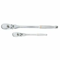Gearwrench Tools Gearwrench 2 Pc. 1/4" & 3/8" Drive 90-Tooth Flex Head Teardrop Ratchet Set 81216T