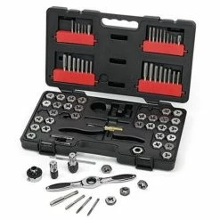 Gearwrench Tools GearWrench 75 Piece SAE/Metric Ratcheting Tap And Die Set 3887