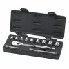 Gearwrench Tools GearWrench 12 Piece 3/8" 6 Point SAE Socket Set 80556