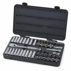 Gearwrench Tools GearWrench 49 Piece 1/2" SAE Metric Socket Set 80700D