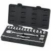 Gearwrench Tools GearWrench 18 Piece 1/2" Standard Metric Mechanics Tool Set 80708