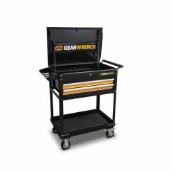Gearwrench Tools Gearwrench 32" 2 Drawer Black & Orange Utility Cart 83167