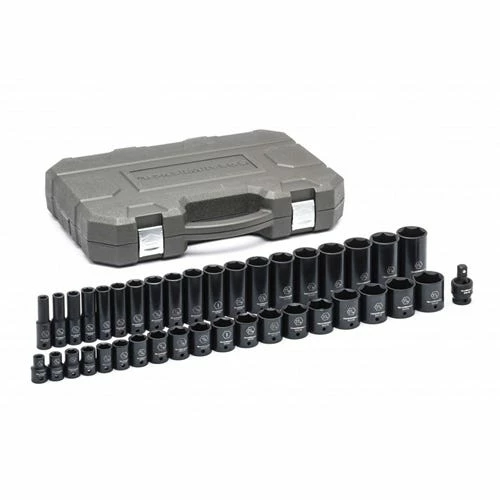 Gearwrench Tools Gearwrench 39 Pc. 1/2" SAE Standard & Deep Impact Socket Set 84947N 1 Gearwrench Tools Gearwrench 39 Pc. 1/2" SAE Standard & Deep Impact Socket Set 84947N
