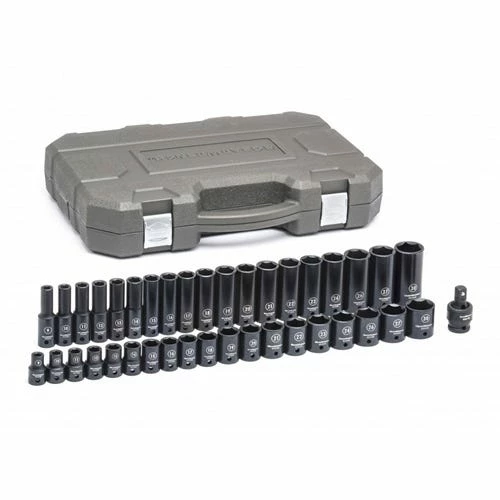 Gearwrench Tools Gearwrench 39 Pc. 1/2" Metric Standard & Deep Impact Socket Set 84948N 1 Gearwrench Tools Gearwrench 39 Pc. 1/2" Metric Standard & Deep Impact Socket Set 84948N