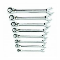 Gearwrench Tools GearWrench 8 Pc. Reversible Combination Ratcheting Wrench Set SAE 9533N