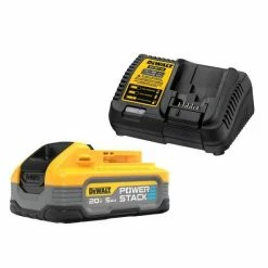 DeWalt Power Tools DeWalt 20V MAX Powerstack 5.0 Ah Battery Starter Kit DCBP520C