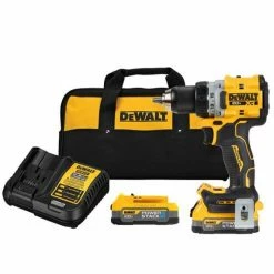 DeWalt Power Tools DeWalt 20V MAX XR Brushless Cordless 1/2" Drill/Driver 2-Battery Powerstack Kit DCD800E2