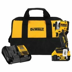 DeWalt Power Tools DeWalt Atomic 20V Max 1/4" Brushless Cordless 3-Speed Impact Driver Kit DCF850P1