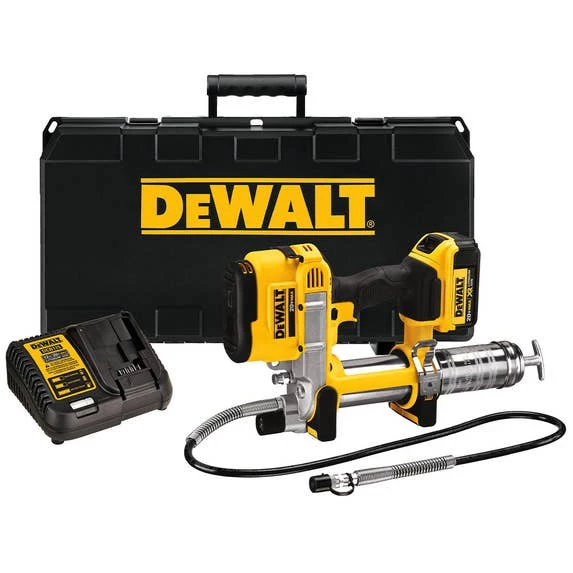 DeWalt Power Tools DeWalt 20V Max Cordless Lithium-Ion Grease Gun Kit DCGG571M1 1 DeWalt Power Tools DeWalt 20V Max Cordless Lithium-Ion Grease Gun Kit DCGG571M1