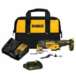DeWalt Power Tools DeWalt 20V MAX XR 3-Speed Cordless Oscillating Multi-Tool Kit DCS356C1