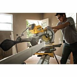 DeWalt Power Tools DeWalt FLEXVOLT® 12 In. 120V MAX* Double Bevel Sliding Compound Miter Saw (Tool Only) DHS790AB -Electrical Tools Store dhs790ab a1