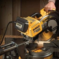 DeWalt Power Tools DeWalt FLEXVOLT® 12 In. 120V MAX* Double Bevel Sliding Compound Miter Saw (Tool Only) DHS790AB -Electrical Tools Store dhs790ab f1