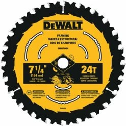 DeWalt Power Tools DeWalt 7-1/4" 24-Tooth Circular Saw Blade (2-Pack) DWA1714242