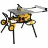 DeWalt Power Tools DeWalt 10" Jobsite Table Saw 32-1/2" (82.5CM) Rip Capacity W/ Rolling Stand DWE7491RS