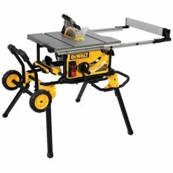 DeWalt Power Tools DeWalt 10" Jobsite Table Saw 32-1/2" (82.5CM) Rip Capacity W/ Rolling Stand DWE7491RS