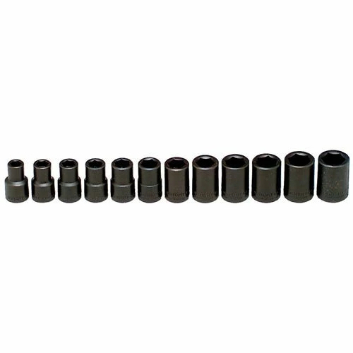 Wright Tool Impact Socket Set 12 Piece 1/2" Metric WR460 1 Wright Tool Impact Socket Set 12 Piece 1/2" Metric WR460